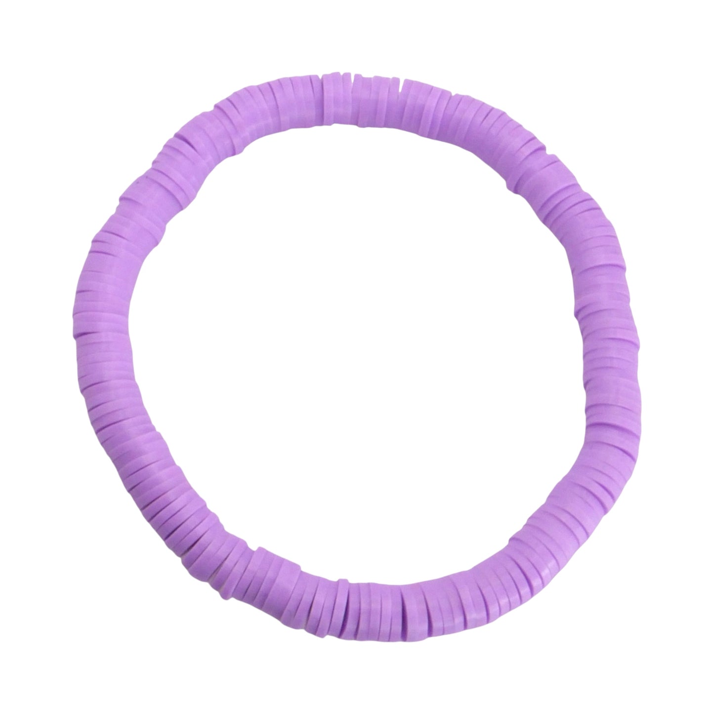 Purple Mist Clay Bead Bracelet