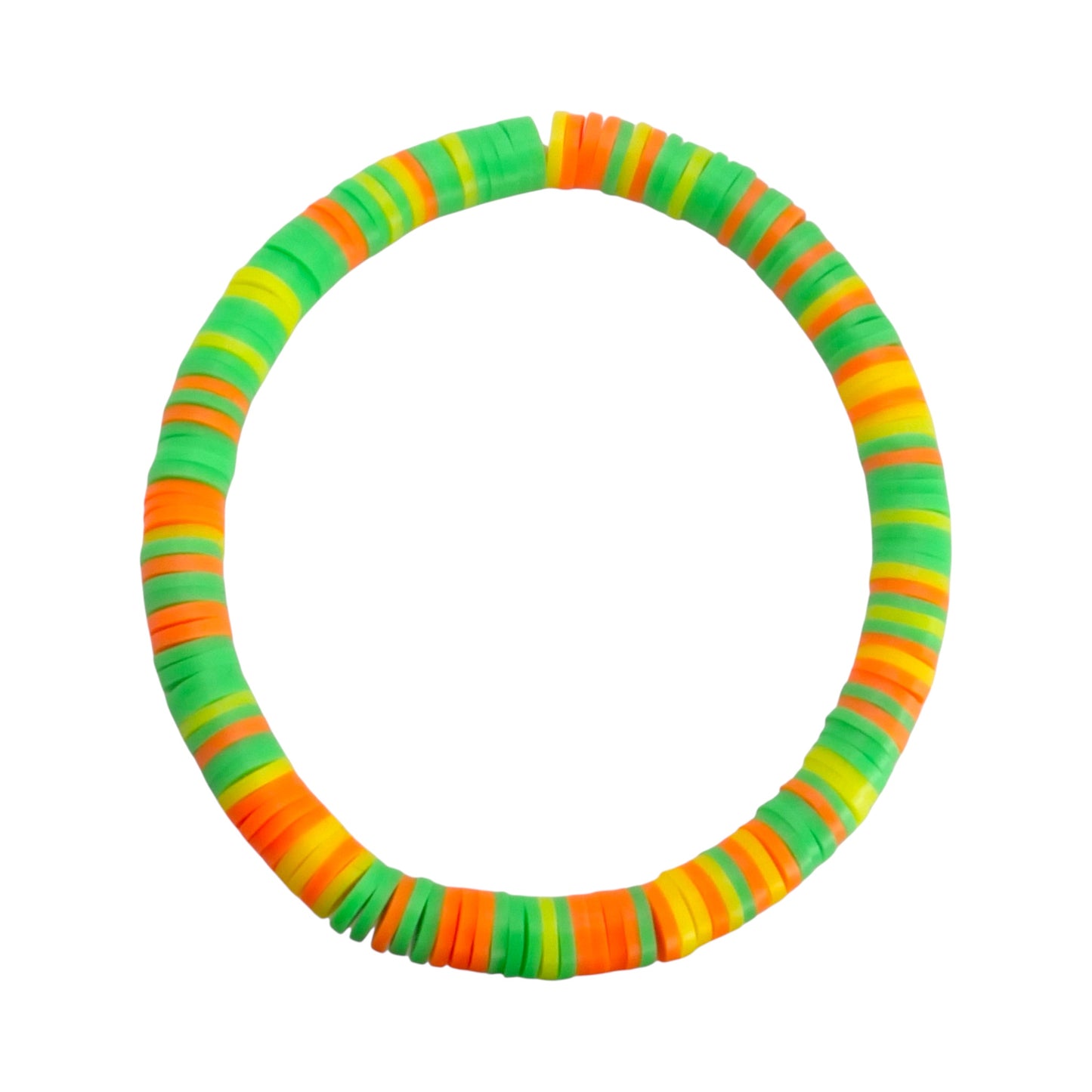 Tropical Splash Clay Bead Bracelet