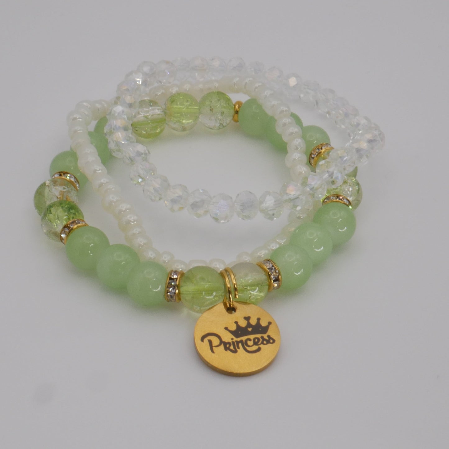 Mint Princess Bracelet Set for Girls