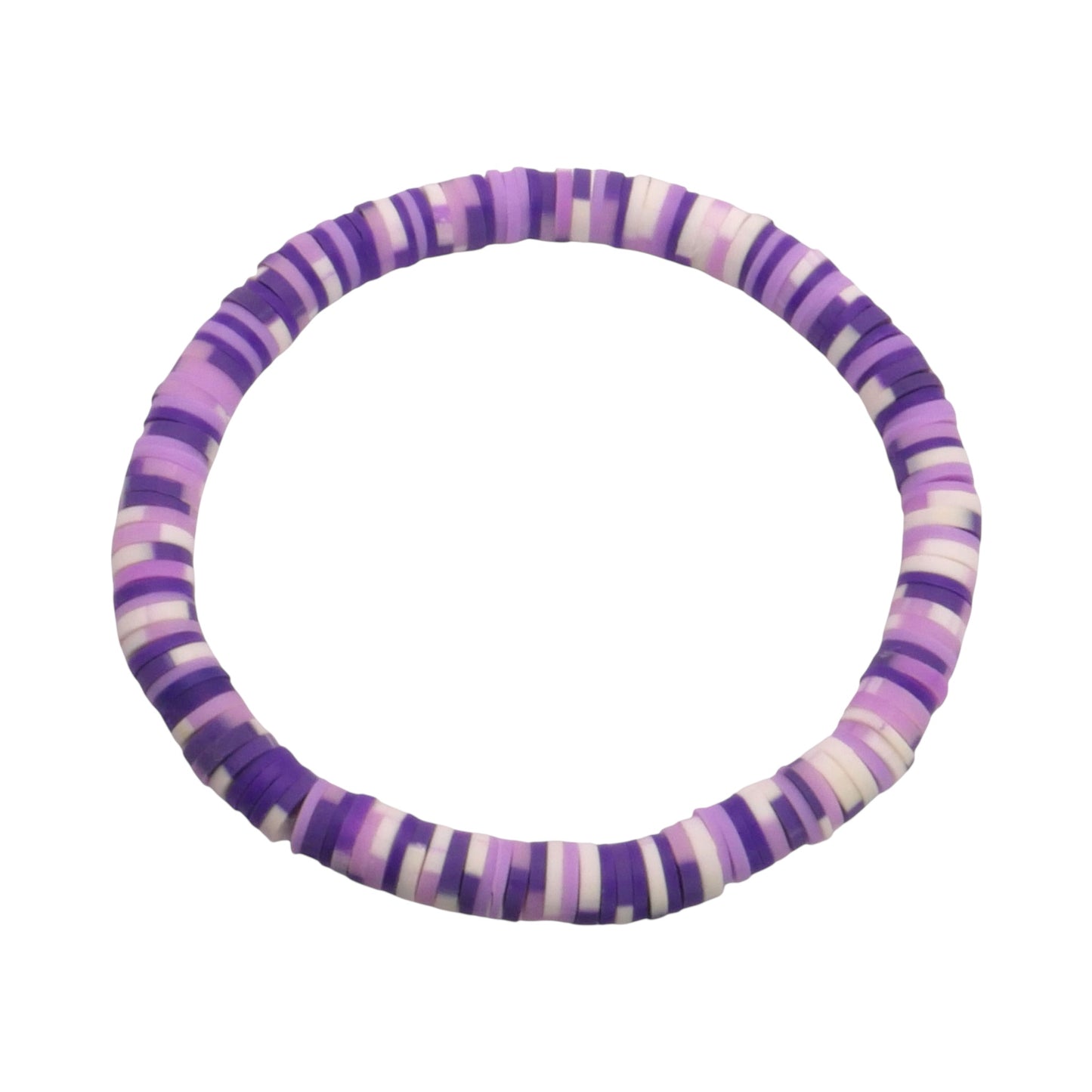 Violet Haze Clay bead Bracelet