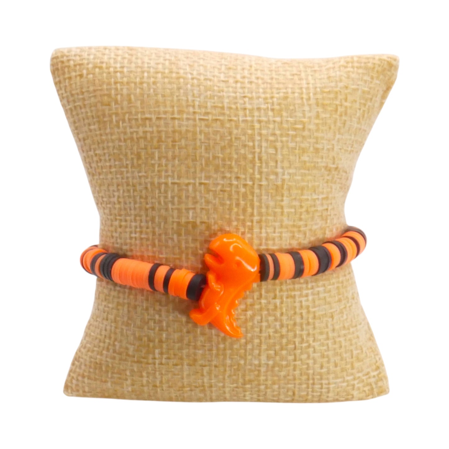 Dino Blaze Clay Bead Bracelet