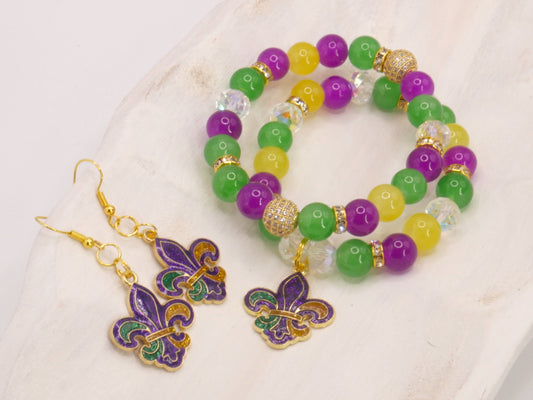 Fleur de Lis Royale Bracelet Set