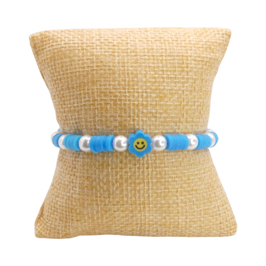 Ocean Smiles Clay Bead Bracelet