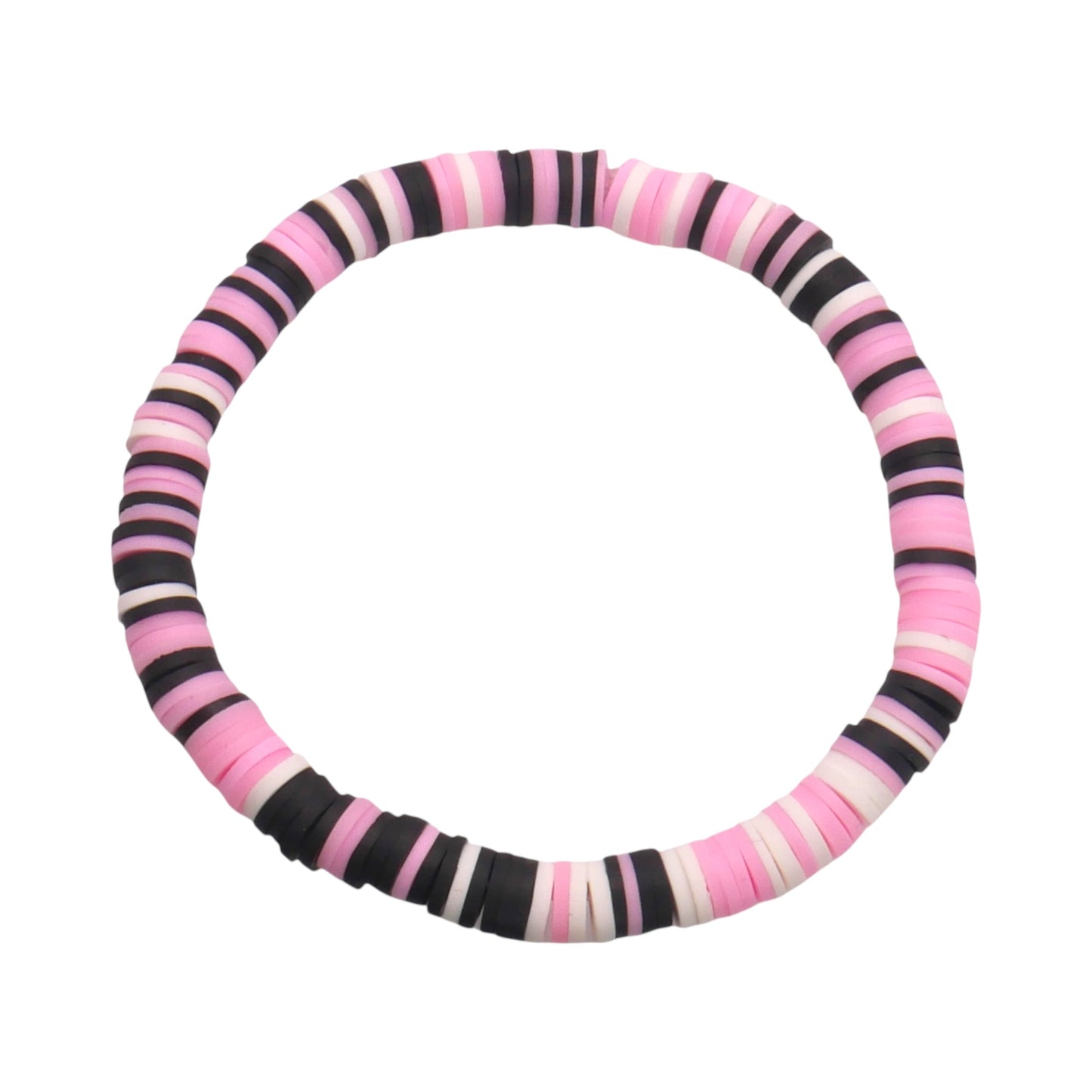 Pink Panther Clay bead Bracelet