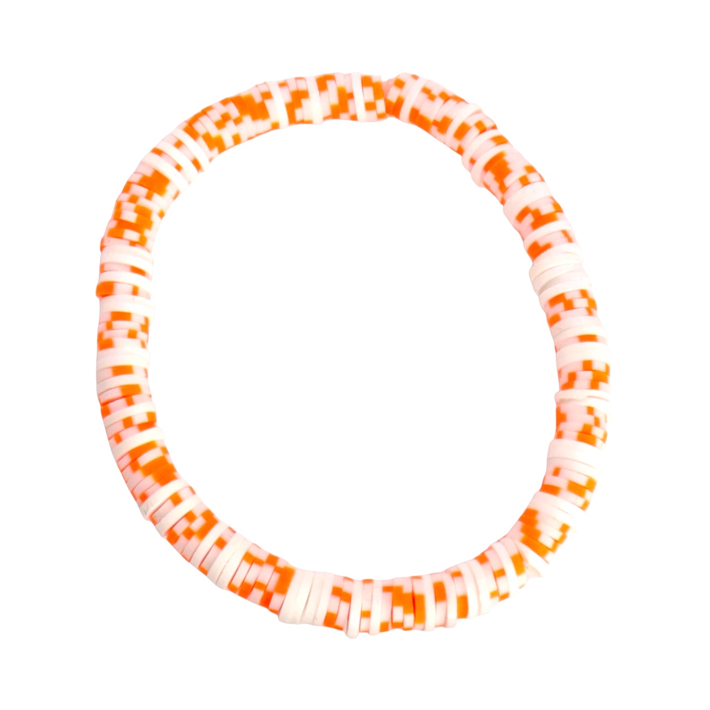 Citrus Pop Clay Bead Bracelet