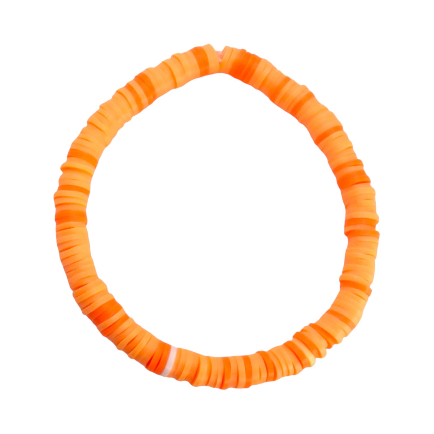 Sunset Citrus Clay Bead Bracelet