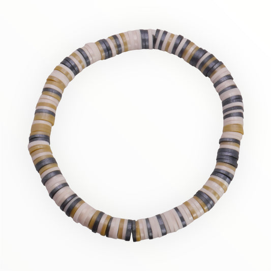 Honey Hues Clay Bead Bracelet