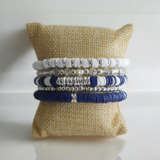 Coastal Chic Clay Beaded Bracelets