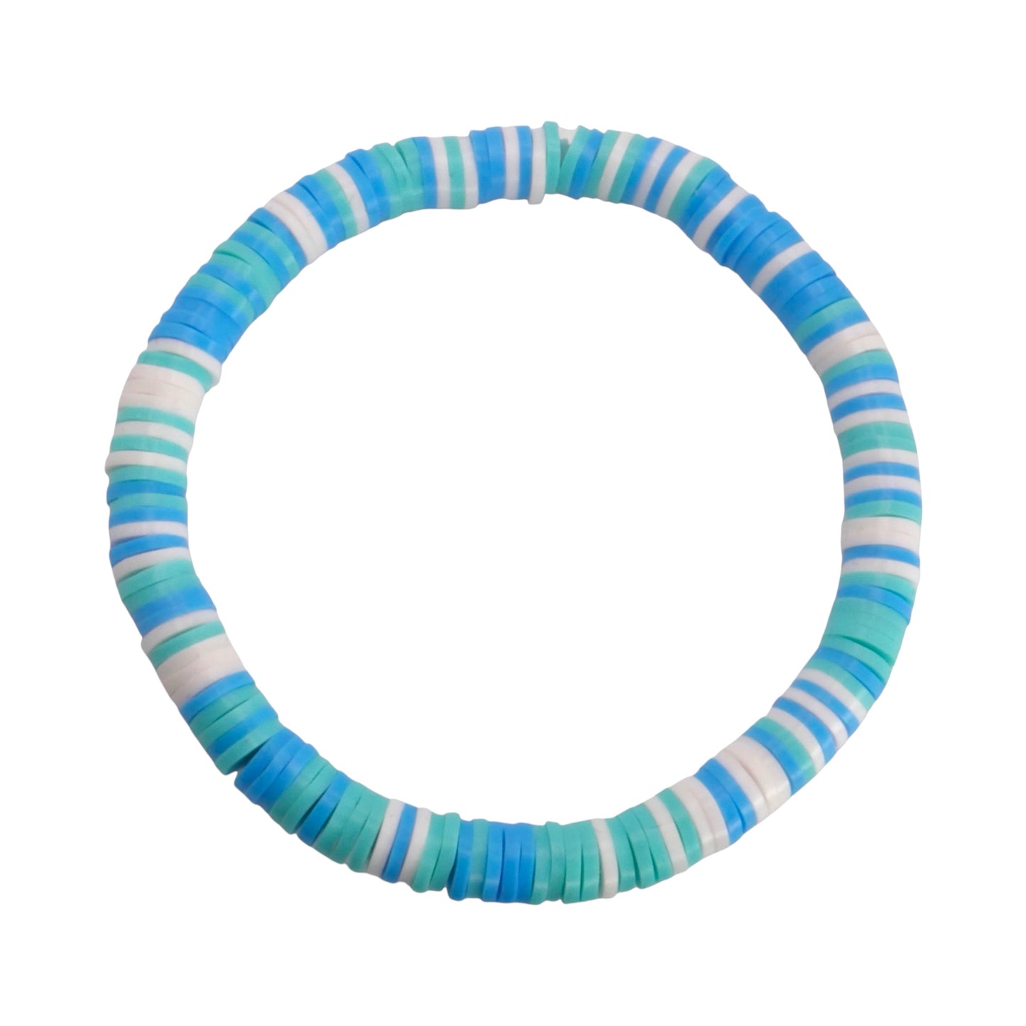 Ocean Breeze Clay Bead Bracelet