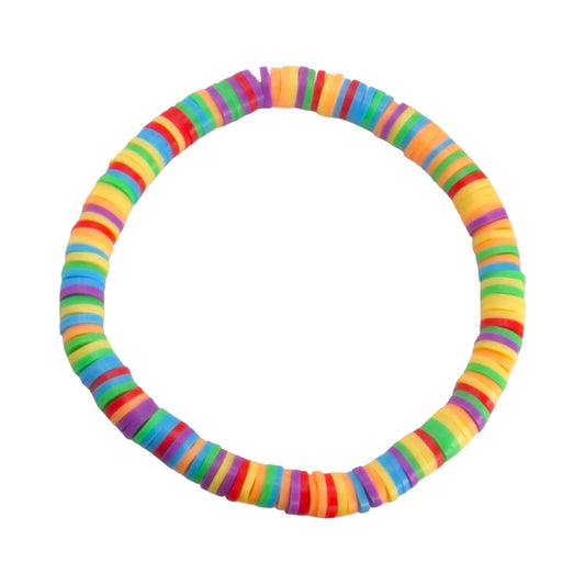 Color Splash Clay Bead Bracelet