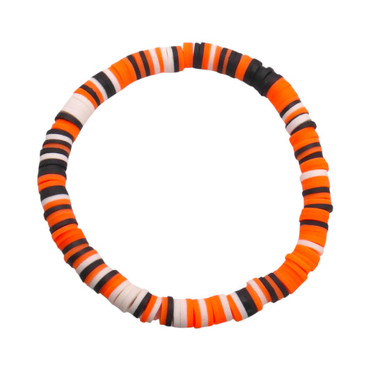 Tiger Heat Clay bead Bracelet