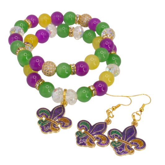 Fleur de Lis Royale Bracelet Set