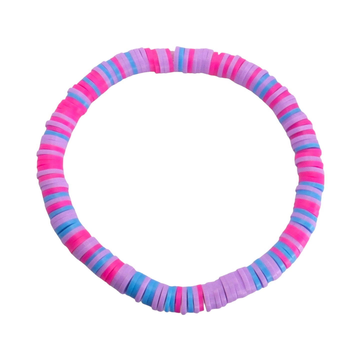 Bubblegum Bliss Clay Bead Bracelet