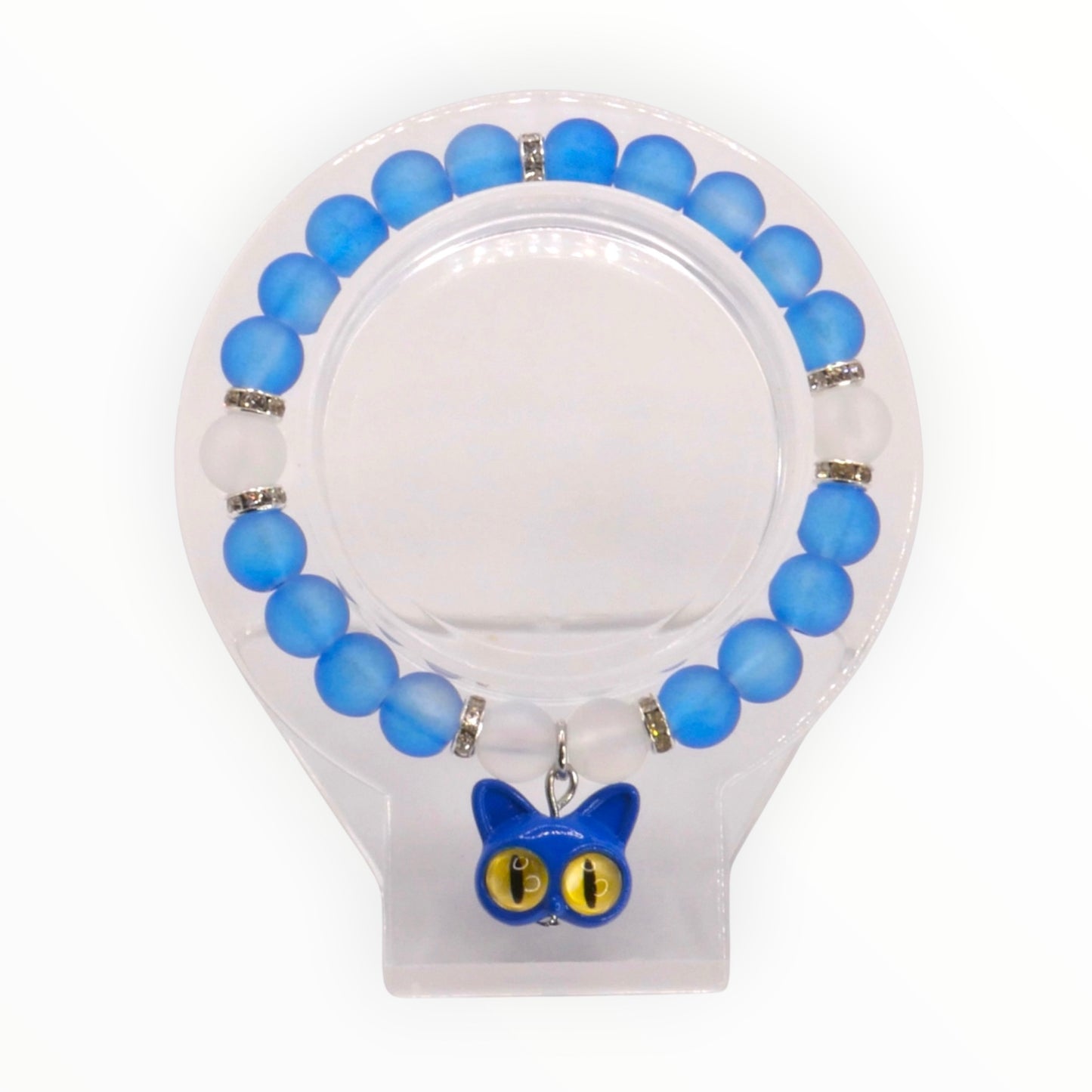 Blue Moon Kitty Stretch Bracelet