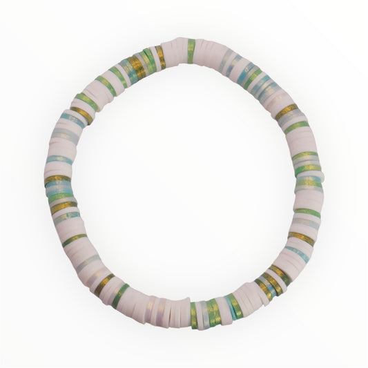 Mystic Wave Clay Bead Bracelet