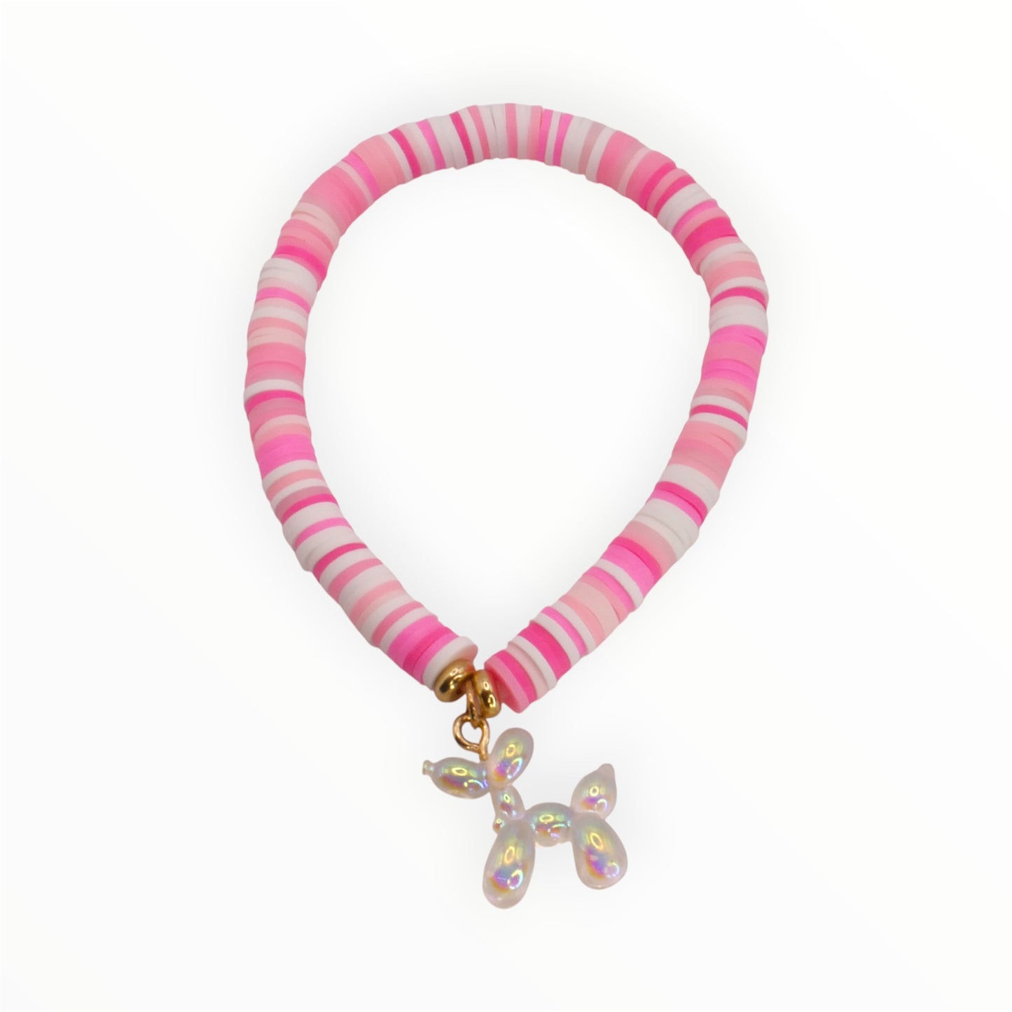 Pink Balloon Dog Bracelet