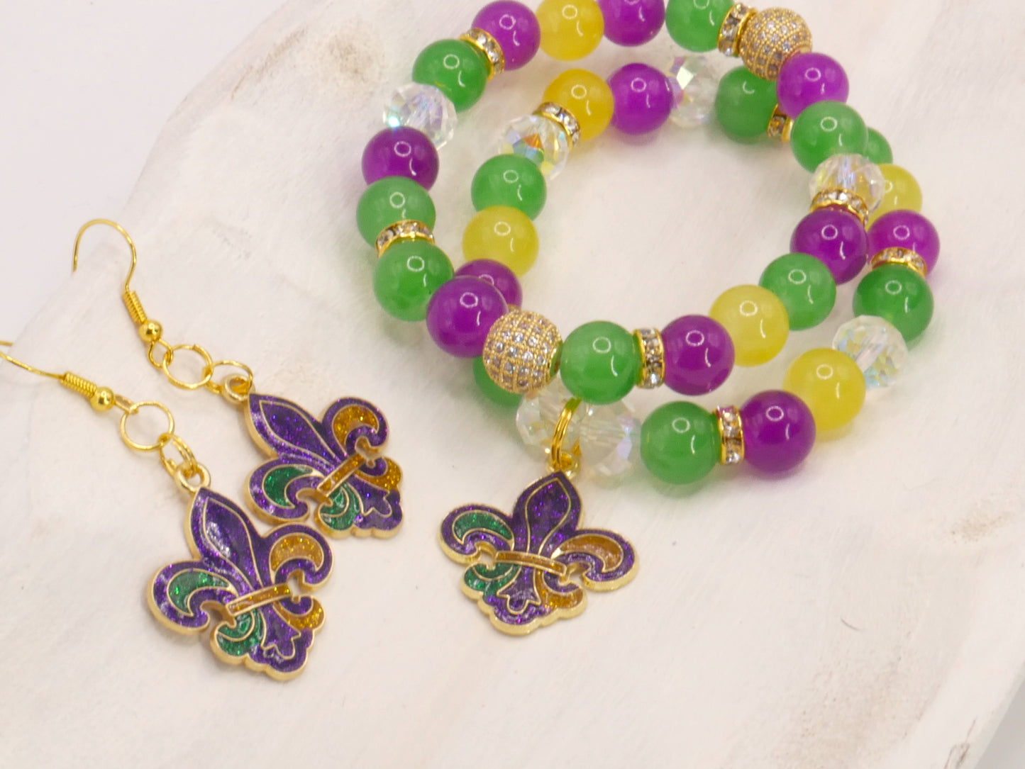 Fleur de Lis Royale Bracelet Set