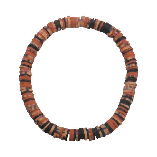 Ember Rush Clay bead Bracelet