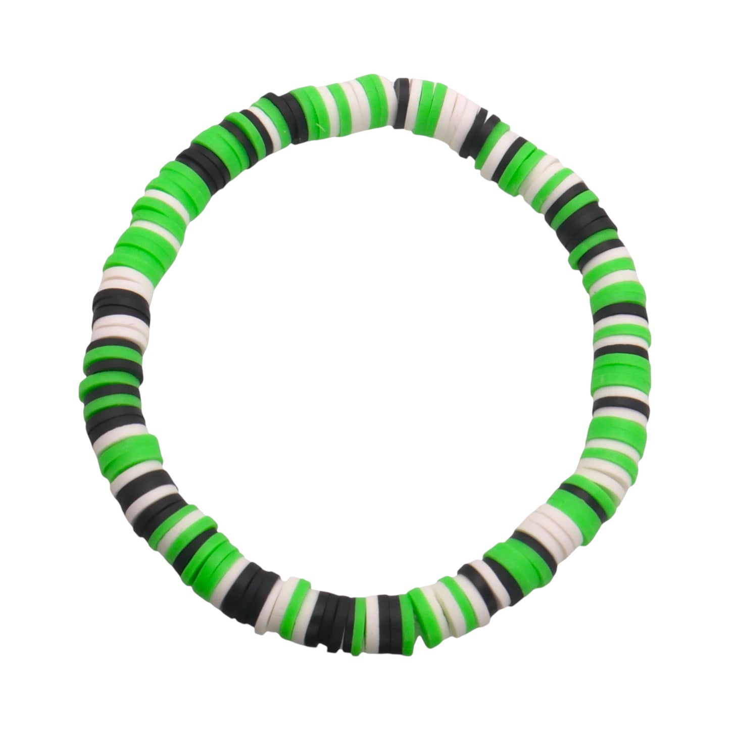 Neon Surge Clay bead Bracelet