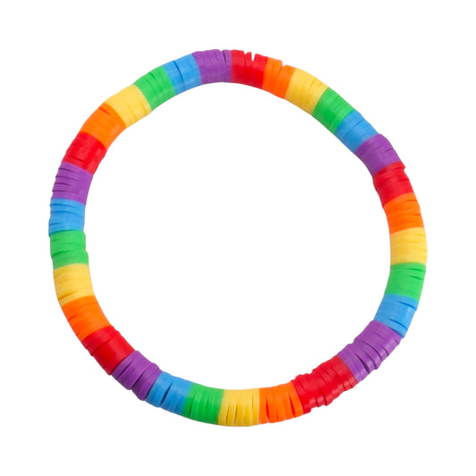 Rainbow Dream Clay Bead Bracelet