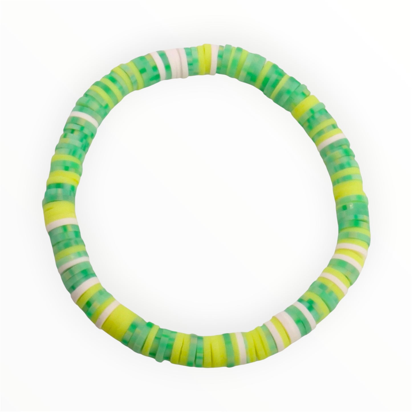 Lime & Green Speckled Bracelet