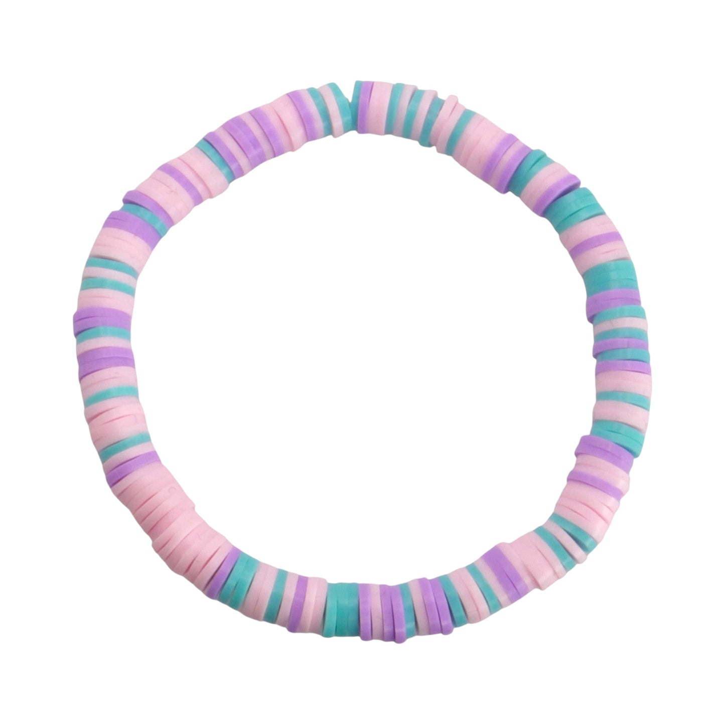 Sugar Plum Breeze Clay Bead Bracelet