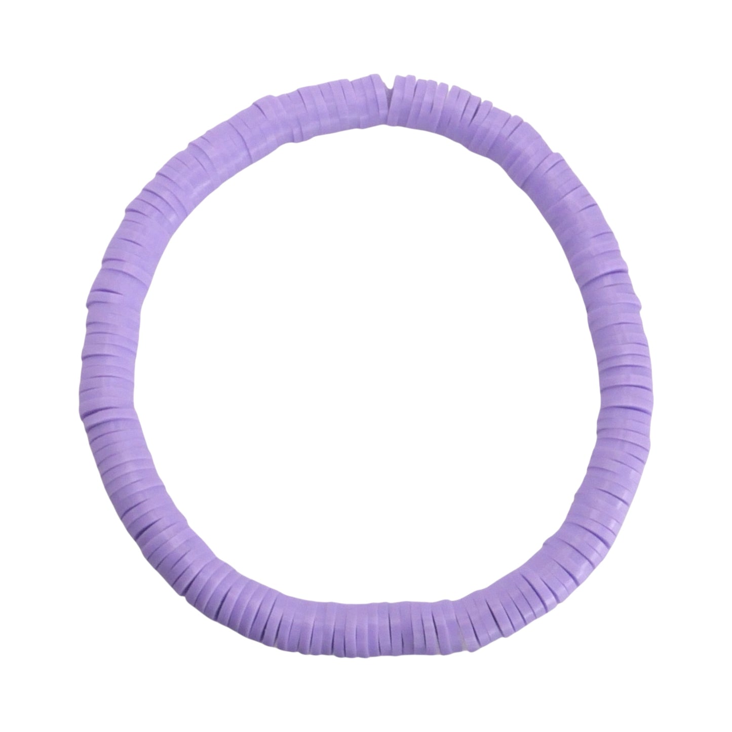 Lilac Breeze Clay Bead Bracelet