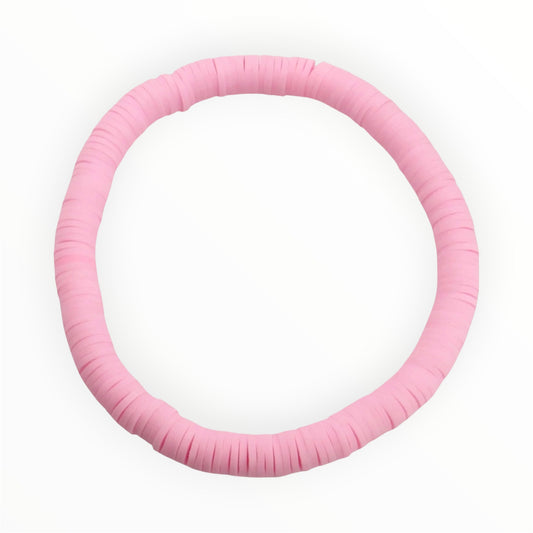 Soft Pink Heishi Bracelet