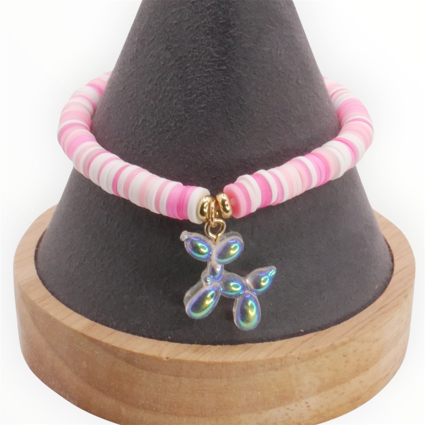 Pink Balloon Dog Bracelet