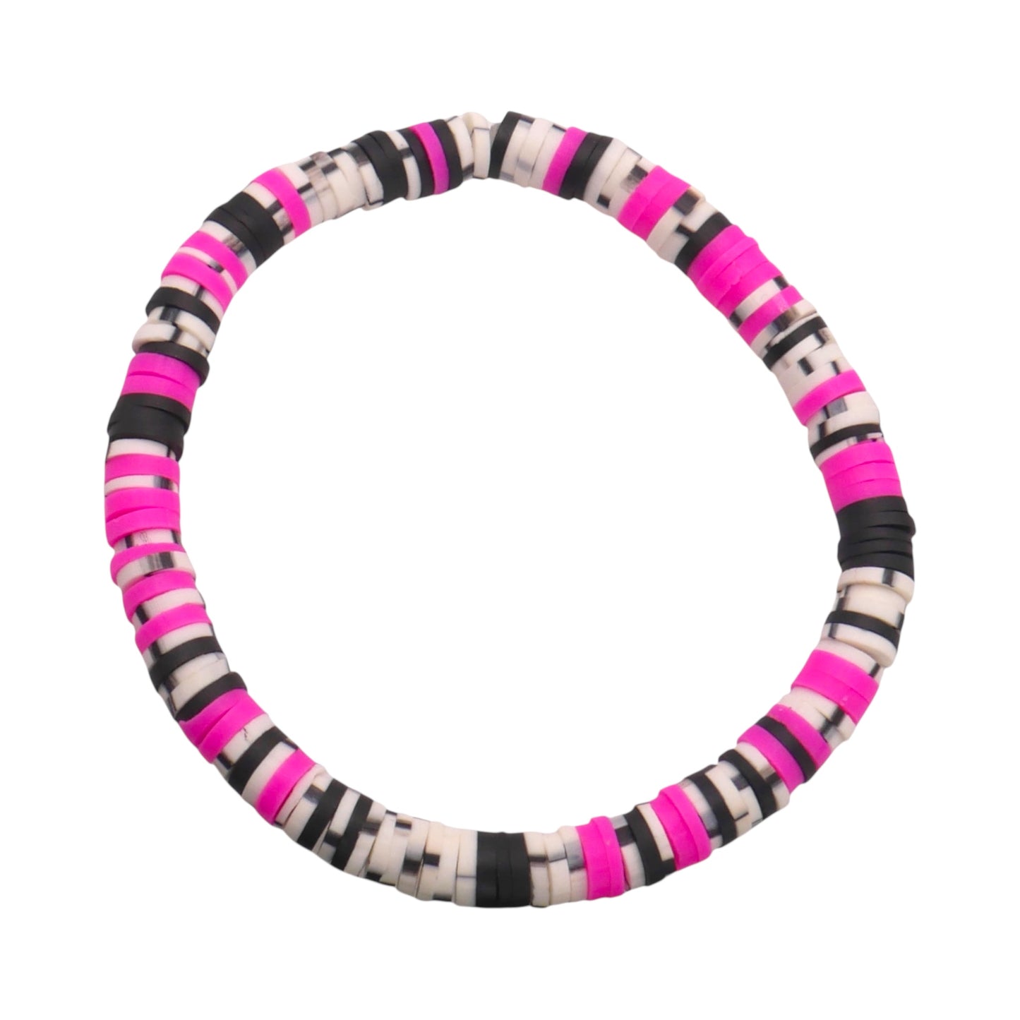 Neon Rebel Clay bead Bracelet