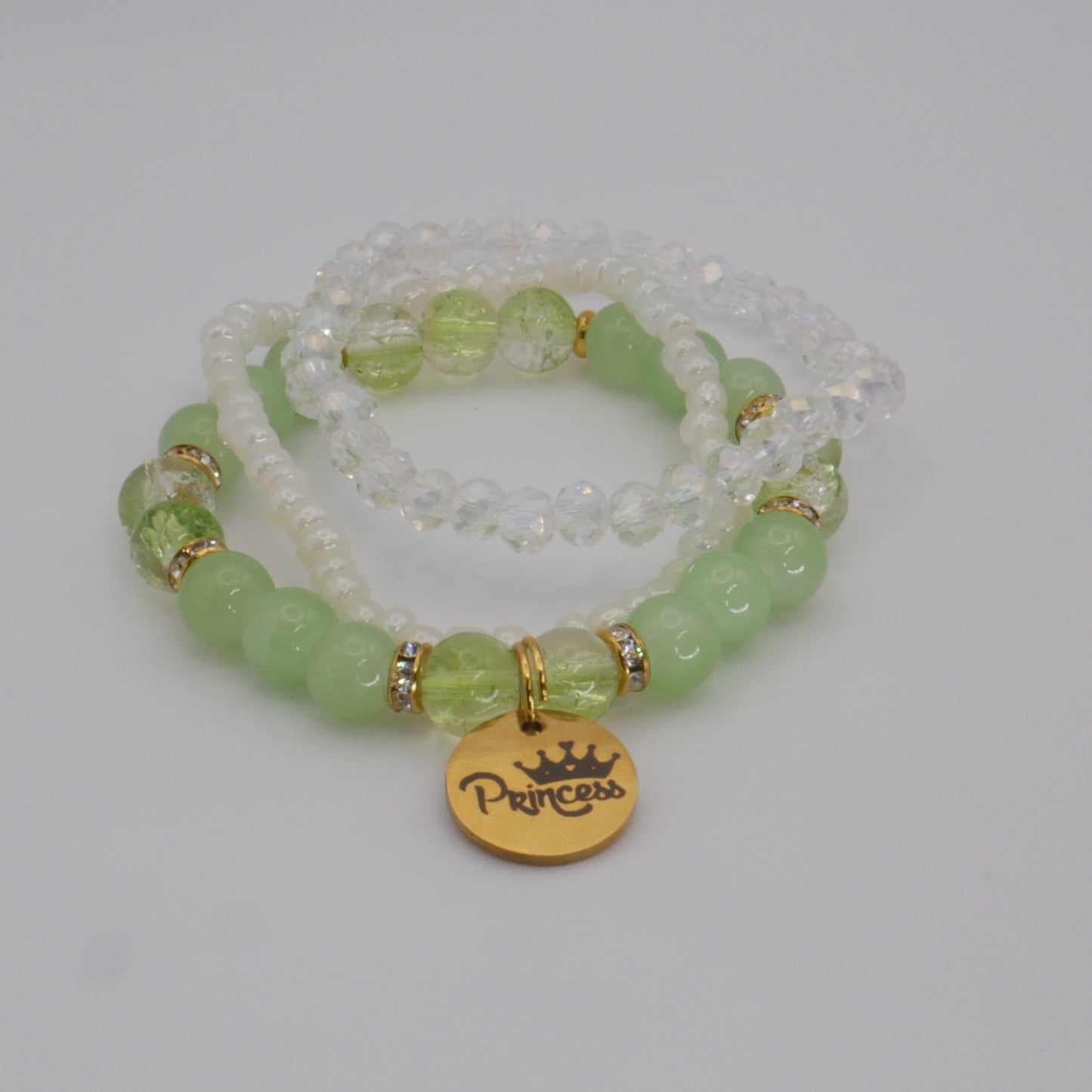 Mint Princess Bracelet Set for Girls