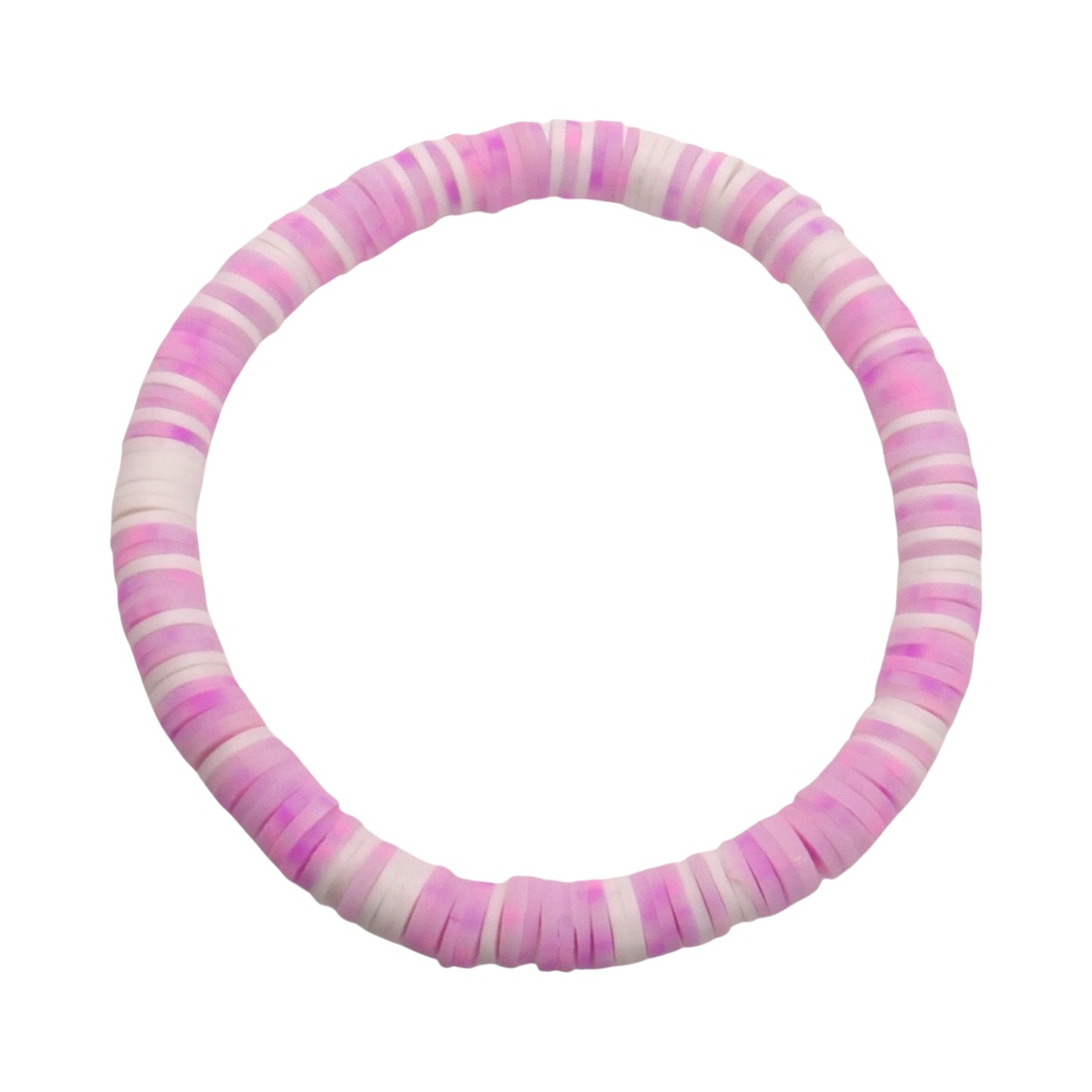 Lavender Blush Clay bead Bracelet