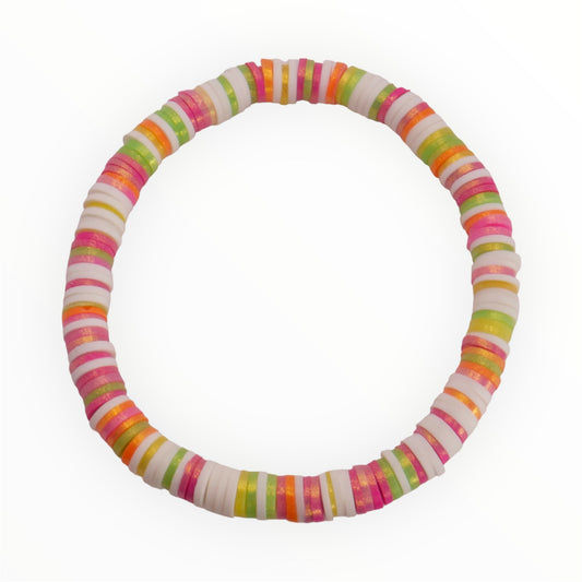 Tutti Frutti Twist Clay Bead Bracelet
