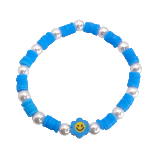 Ocean Smiles Clay Bead Bracelet