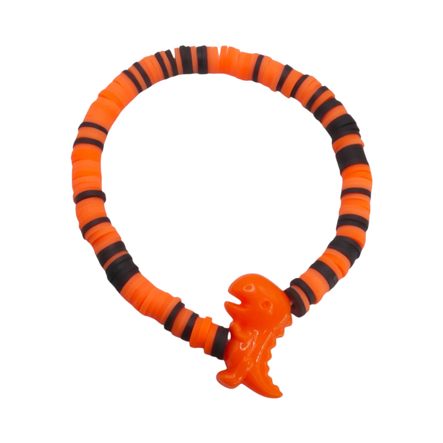 Dino Blaze Clay Bead Bracelet