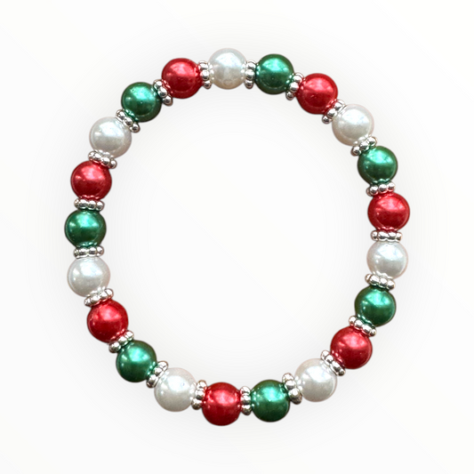 Jingle Glass Beaded Bracelet