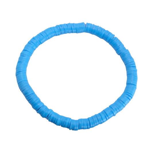 Blue Crush Clay Bead Bracelet